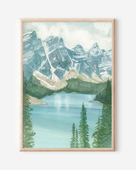 MORAINE LAKE 8x10 - PRINT
