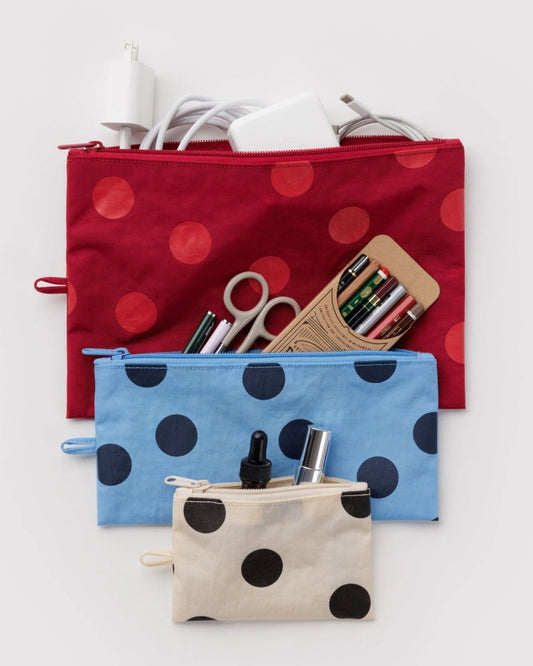 FLAT POUCH SET - POLKA DOT MIX - 142533