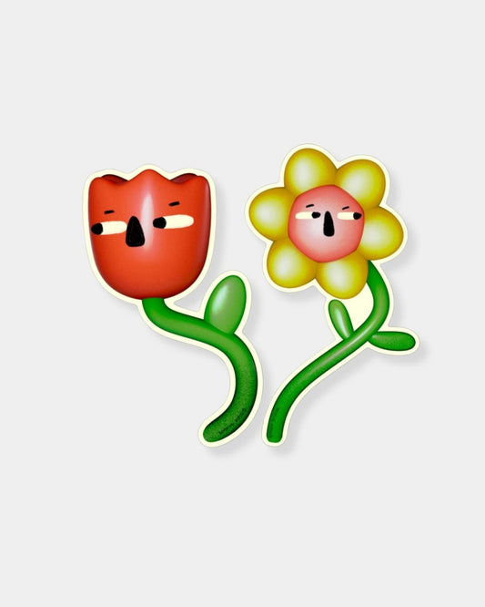 FLOWER 2 PACK - STICKERS | Stonewaters
