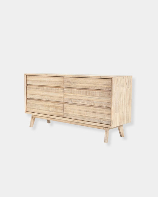 GIA 6-DRAWER DRESSER - LIGHT DRIFTWOOD | Stonewaters
