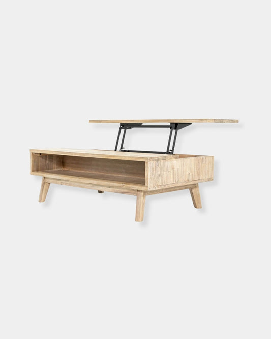 GIA COFFEE TABLE - LIGHT DRIFTWOOD | Stonewaters