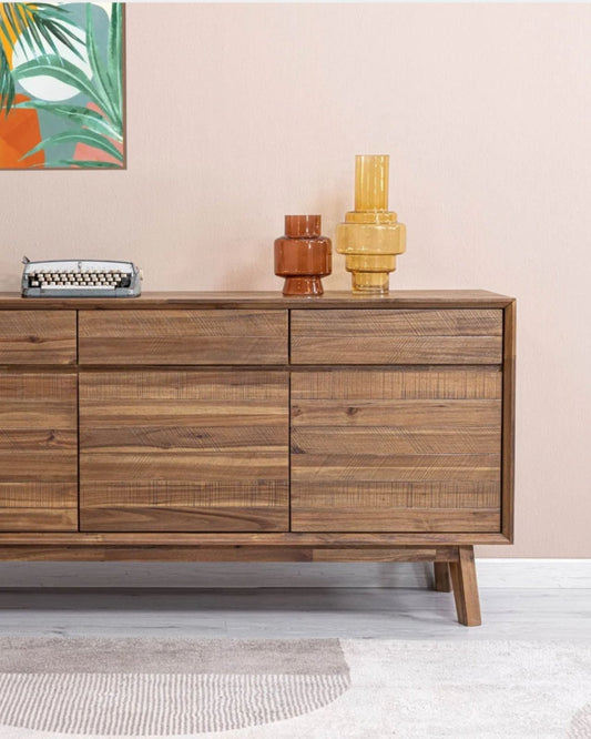 GIA SIDEBOARD 63" - WARM PECAN | Stonewaters