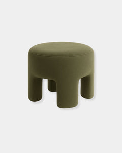 GINGER OTTOMAN - VELVET FERN