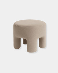 GINGER OTTOMAN - VELVET SANDSTORM