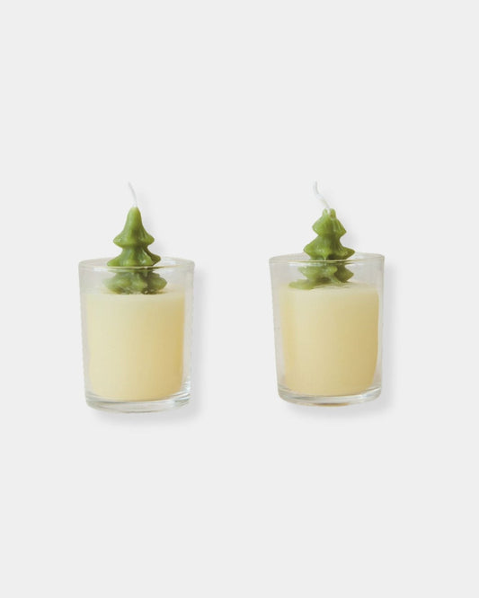GREEN CHRISTMAS TREE CANDLE | Stonewaters
