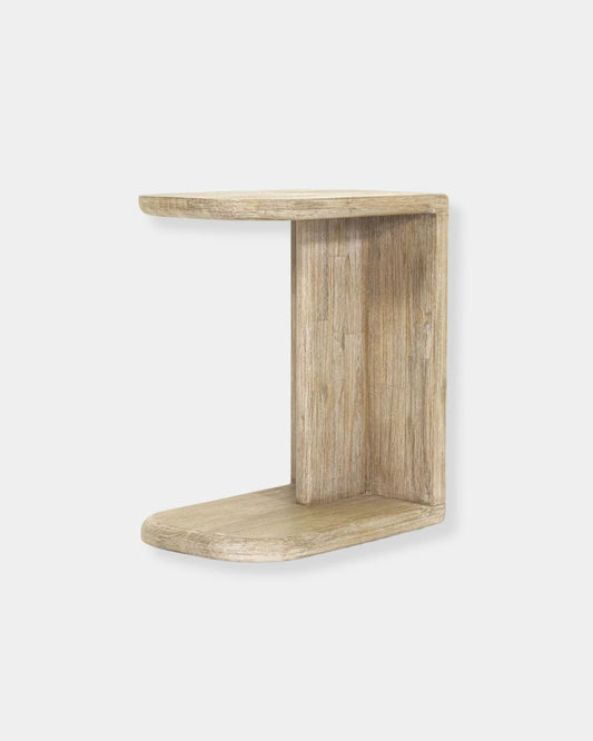 HARU C-SHAPE SIDE TABLE | Stonewaters