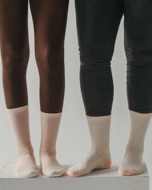 HEEL TOE PIMA SOCK ROSETTA - SET 2 | Stonewaters