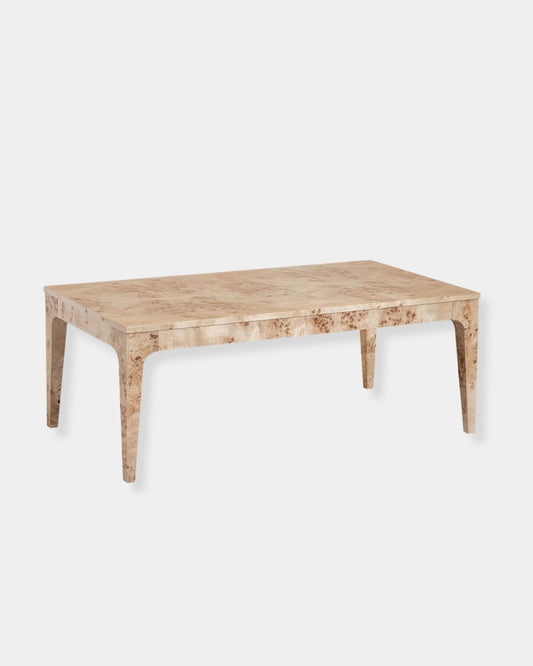 MAPPA COFFEE TABLE - LIGHT BURL | Stonewaters