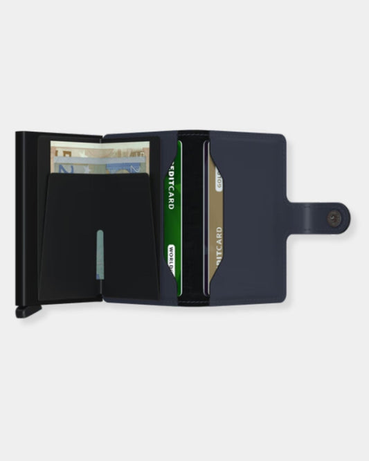 MINIWALLET - MATTE NIGHT BLUE | Stonewaters