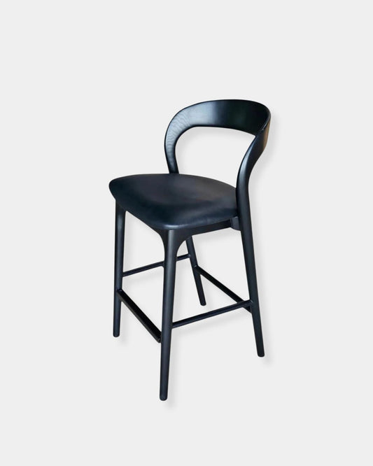 ROTONDO COUNTER STOOL - BLACK | Stonewaters
