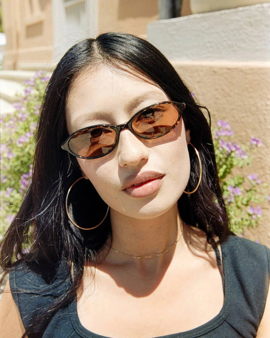 THE STAR LOCKET DARK TORTOISE CINNAMON - SUNGLASSES | Stonewaters