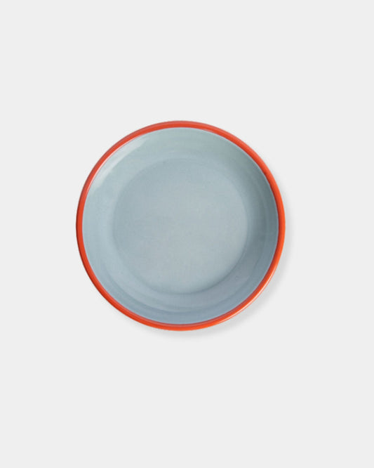 TOMATO & BLUE DINNER PLATE - 133463 - CROW CANYON