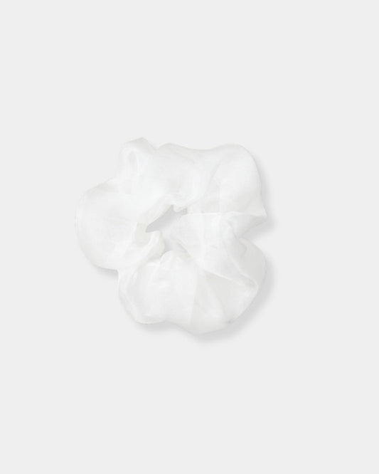 WHITE - STATEMENT SCRUNCHIE | Stonewaters