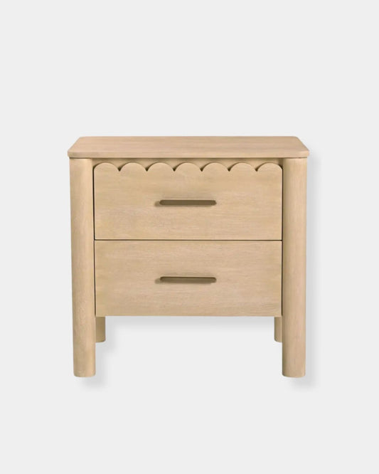 WILEY 2 DR NIGHTSTAND - NATURAL | Stonewaters