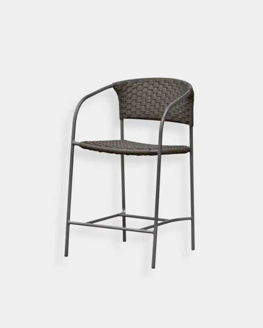 ZOLA OUTDOOR SET OF 2 COUNTER STOOL - BROWN | Stonewaters