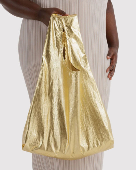 STANDARD BAGGU - GOLD METALLIC