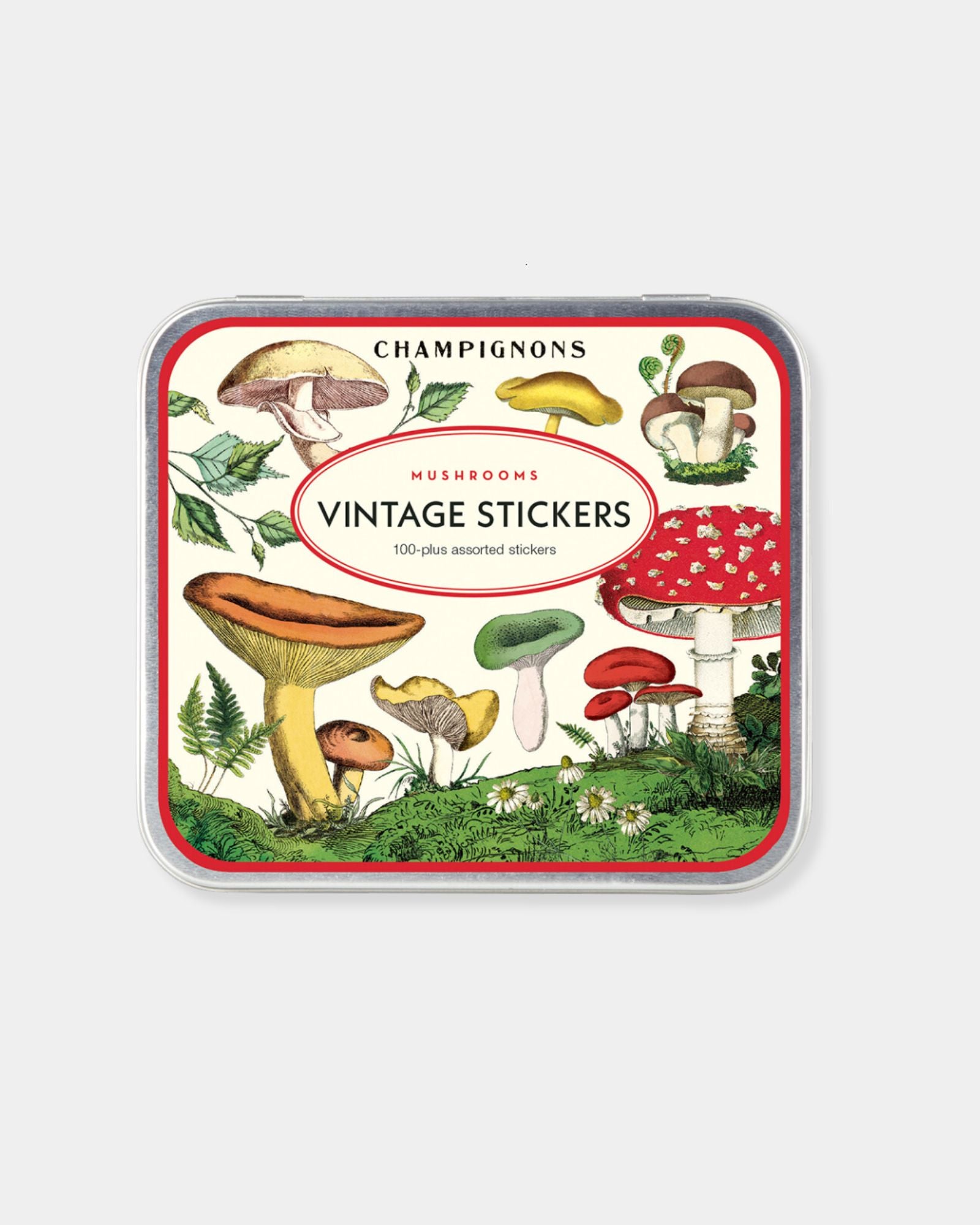 MUSHROOM TIN OF STICKERS