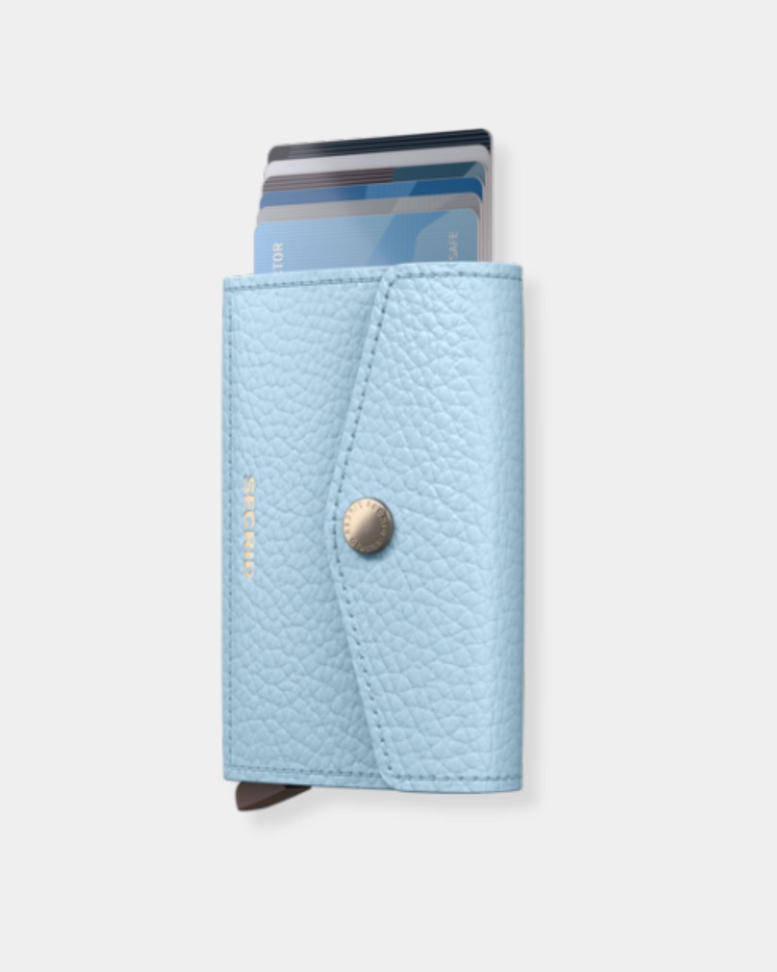 ENVELOPE WALLET - PEBBLE ICE BLUE