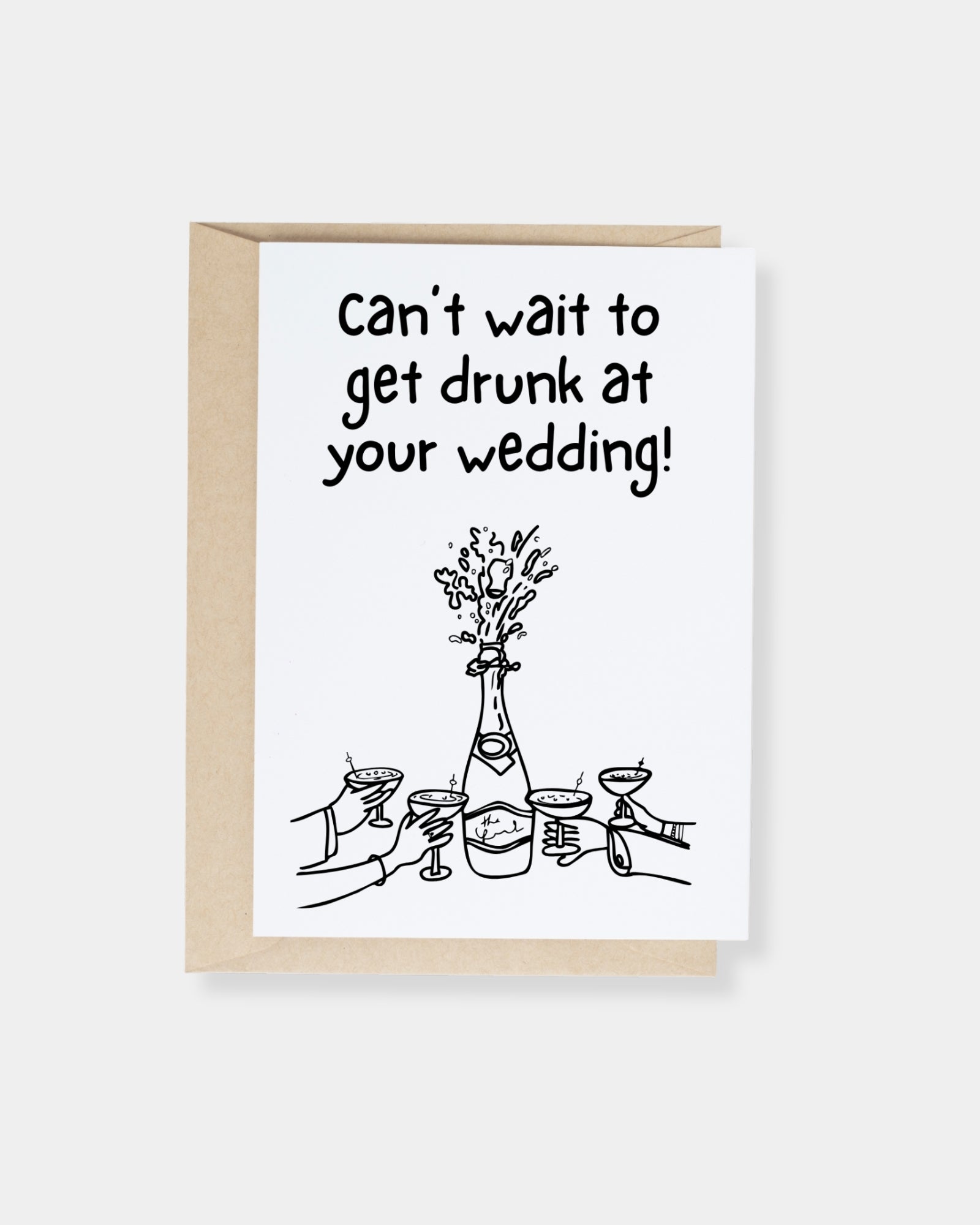 DRUNK WEDDING - CARD
