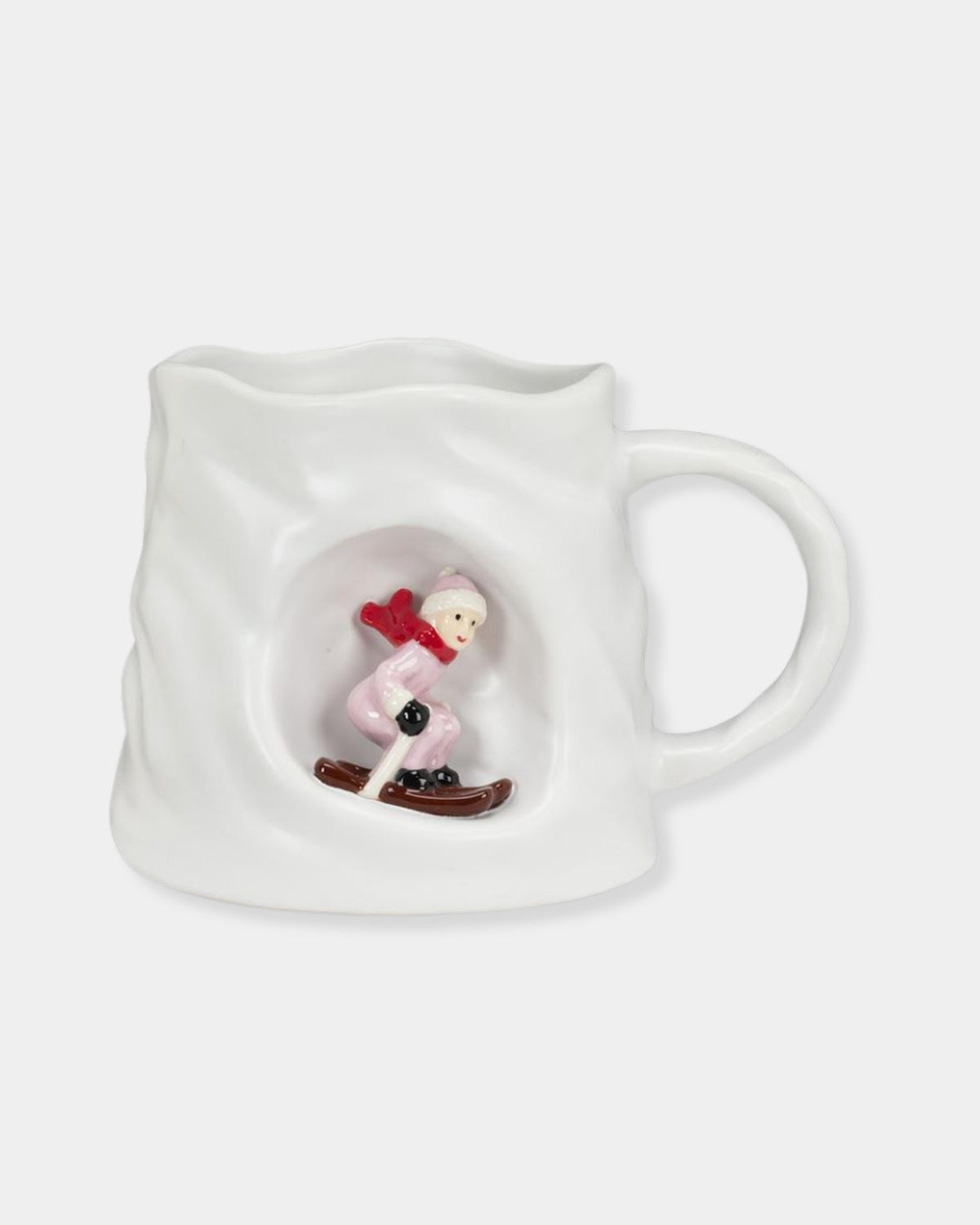 SKIER MOUNTAIN MUG