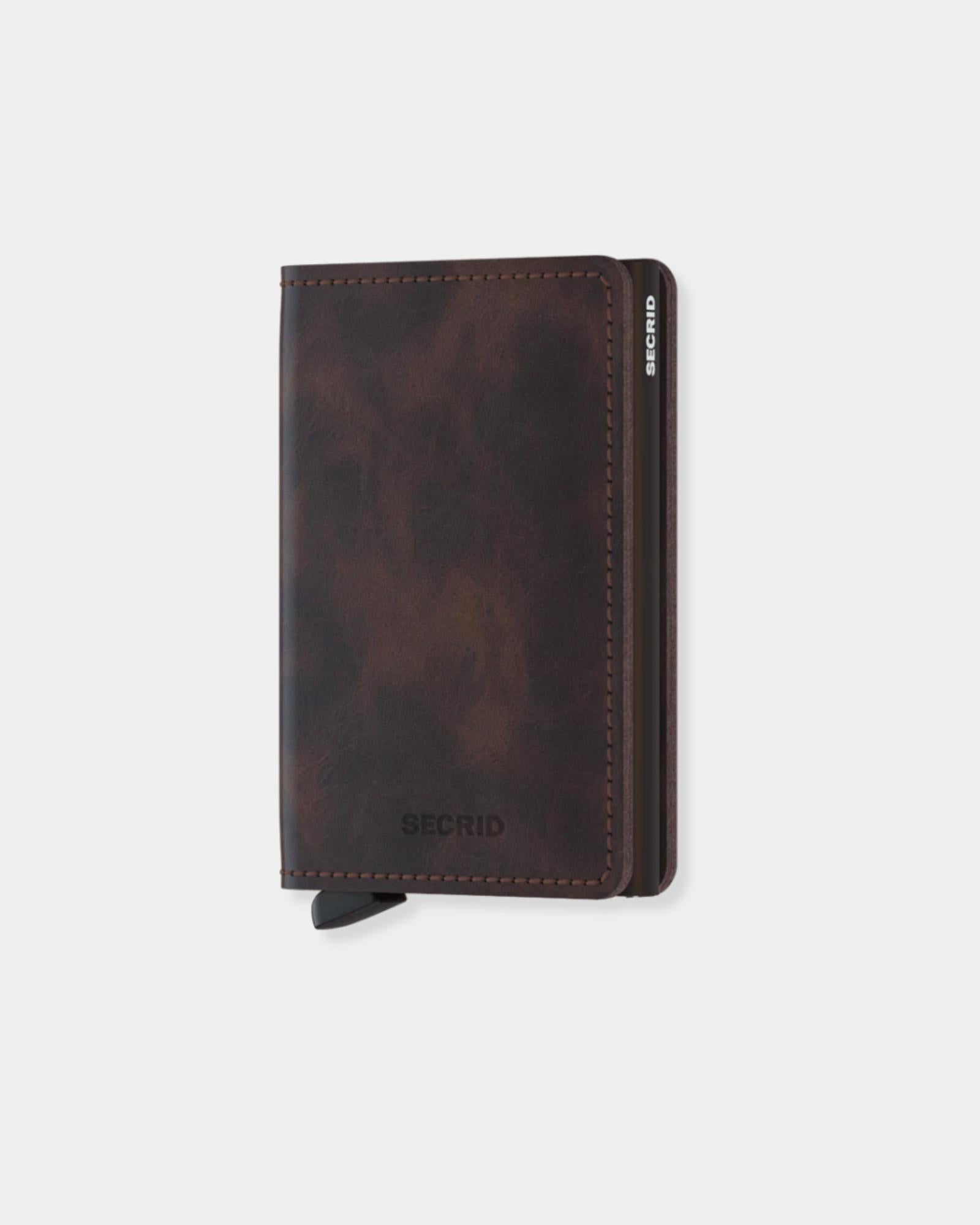 SLIMWALLET VINTAGE - CHOCOLATE