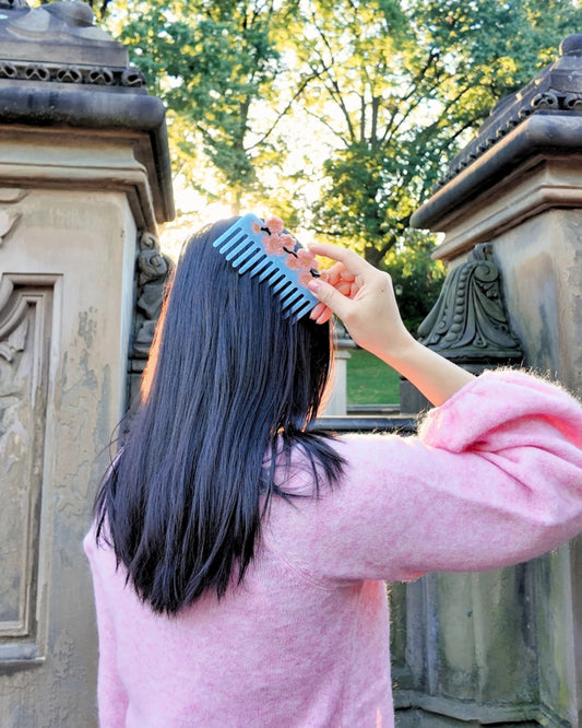 CHERRY BLOSSOM - WIDE TOOTH HAIR COMB
