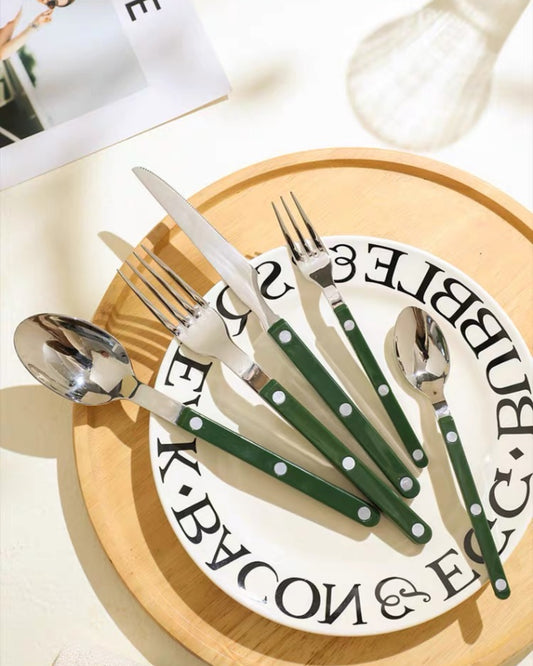 RETRO FRENCH FLATWARE - SET OF 5