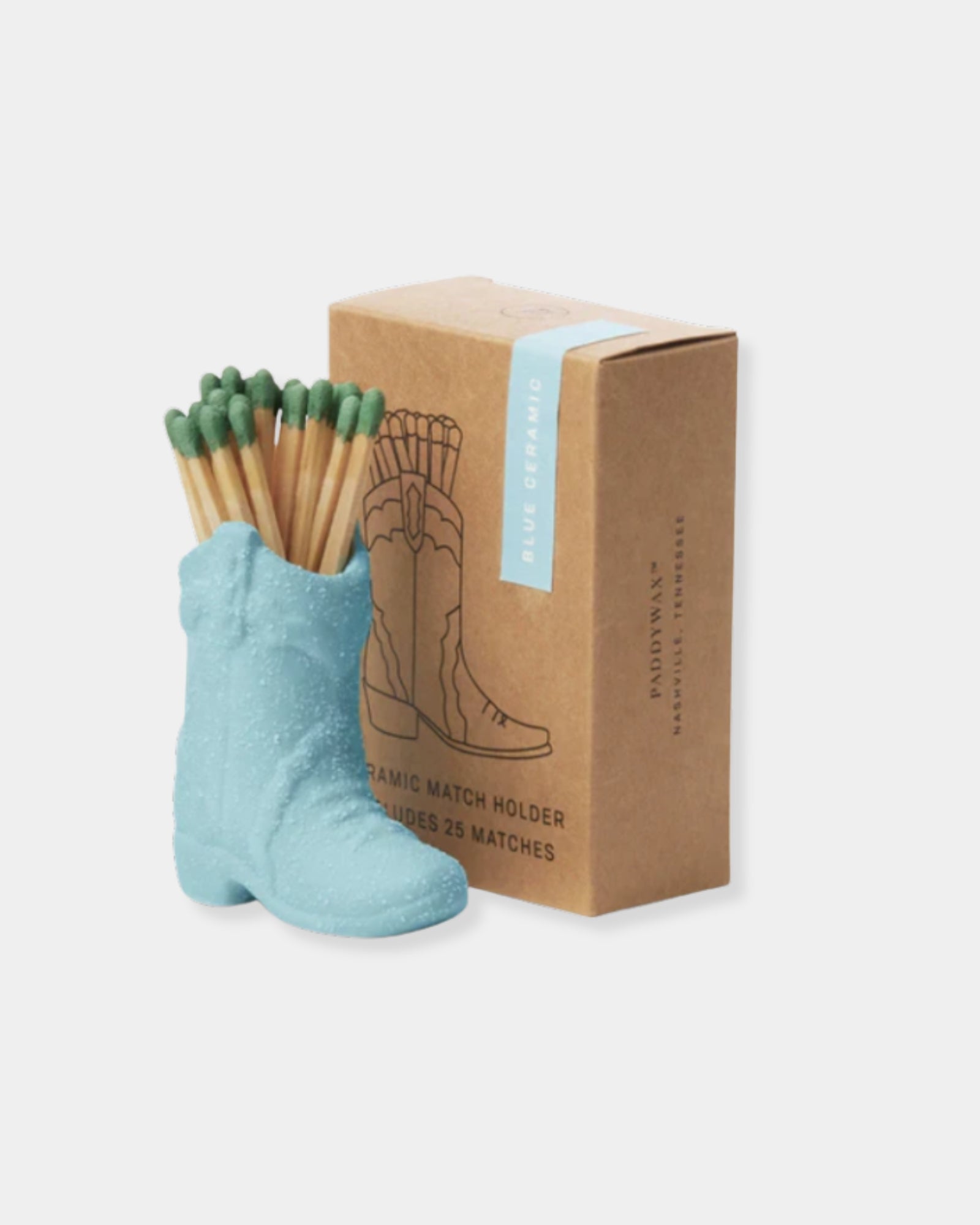 COWBOY BOOT MATCH HOLDER - BLUE
