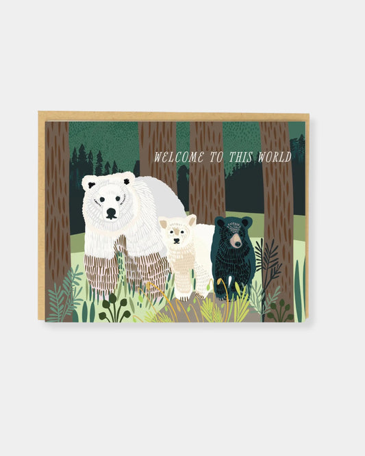 WELCOME TO THE WORLD - CARD