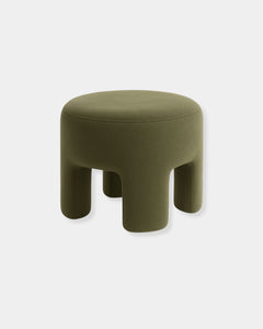 GINGER OTTOMAN - VELVET FERN