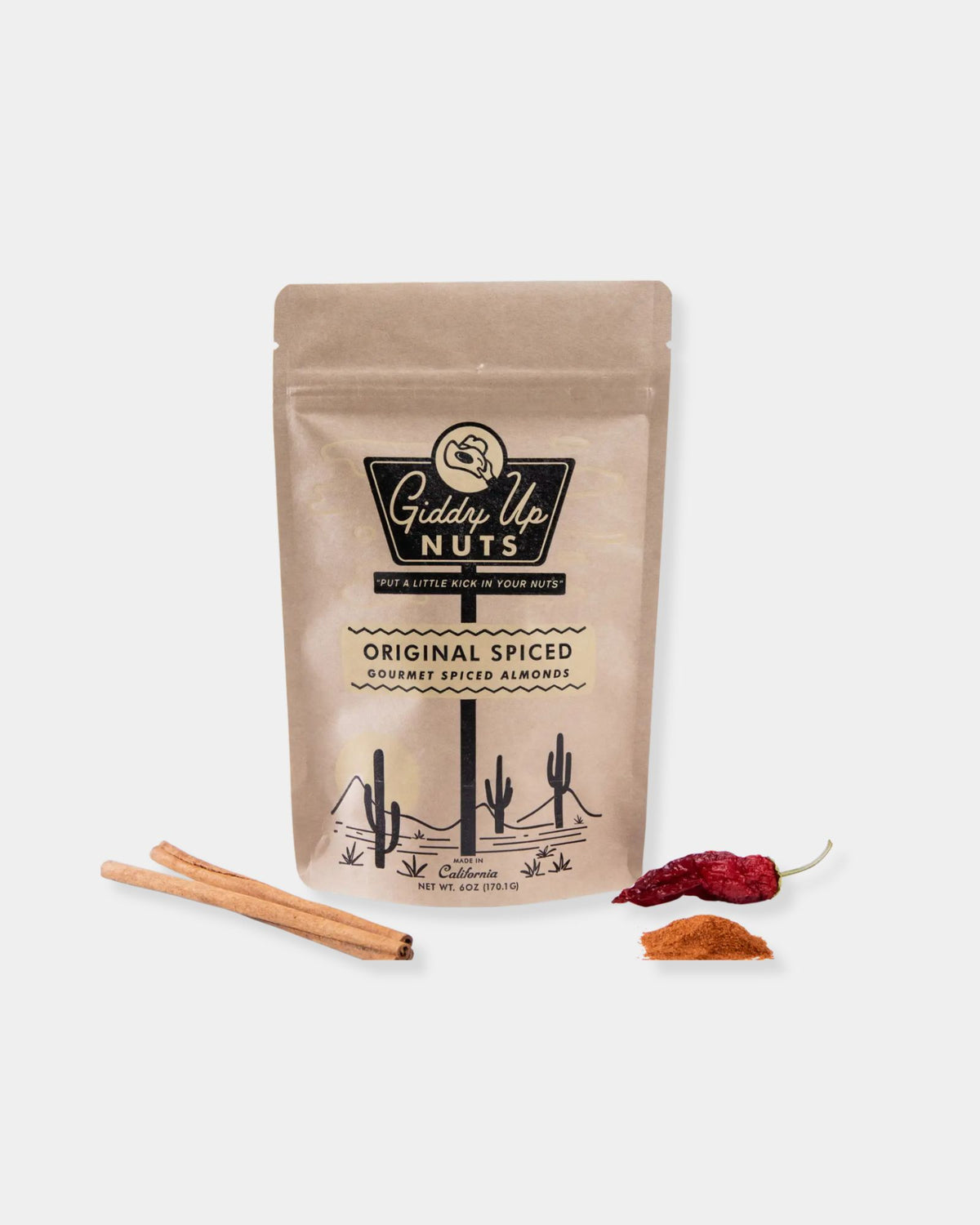 ORIGINAL SPICED - 6oz ALMONDS