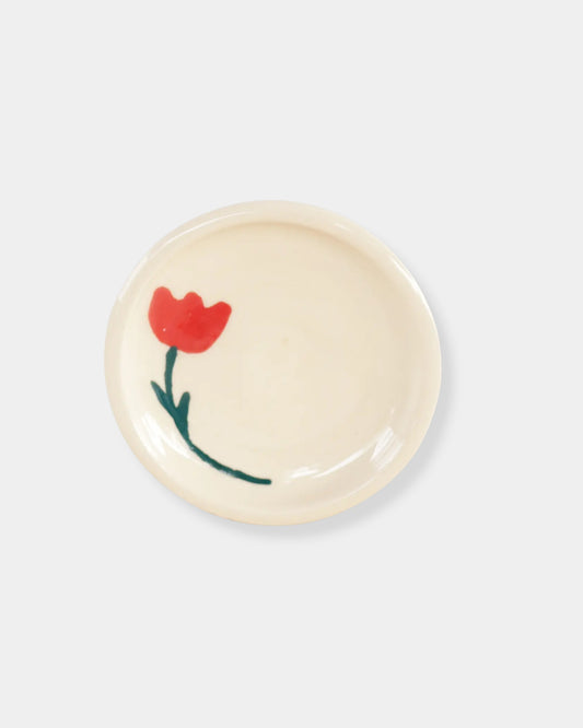 CERAMIC TULIP DISH