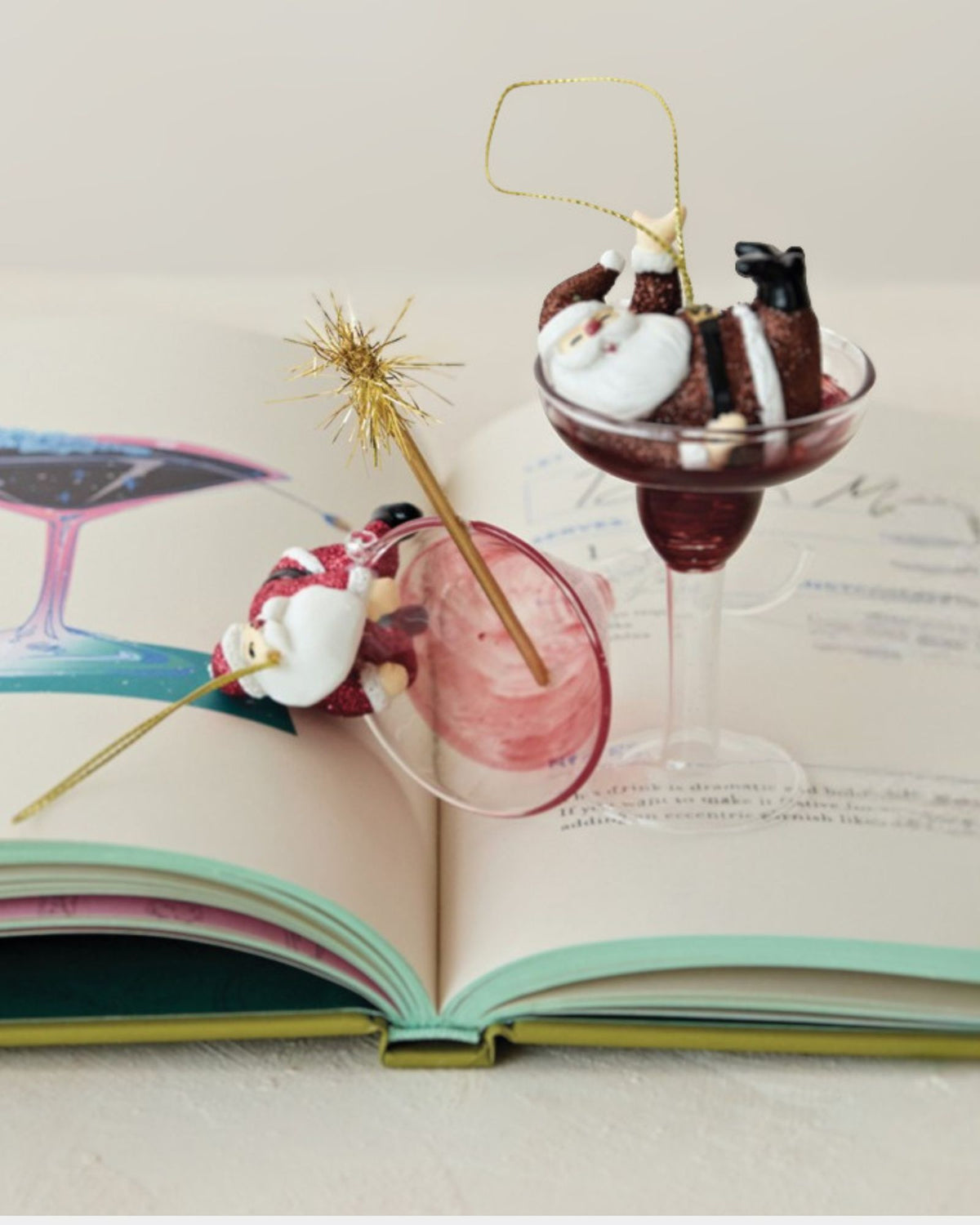 TIPSY ESPRESSO MARTINI SANTA - ORNAMENT