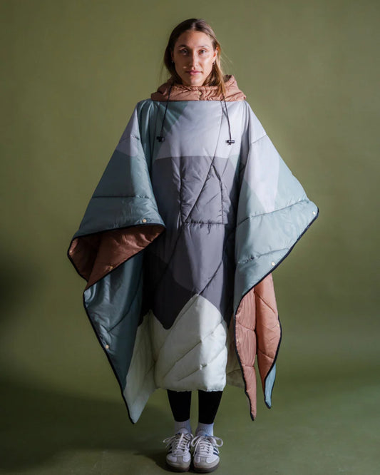 OREGON - BLANKET WITH HOOD PONCHO