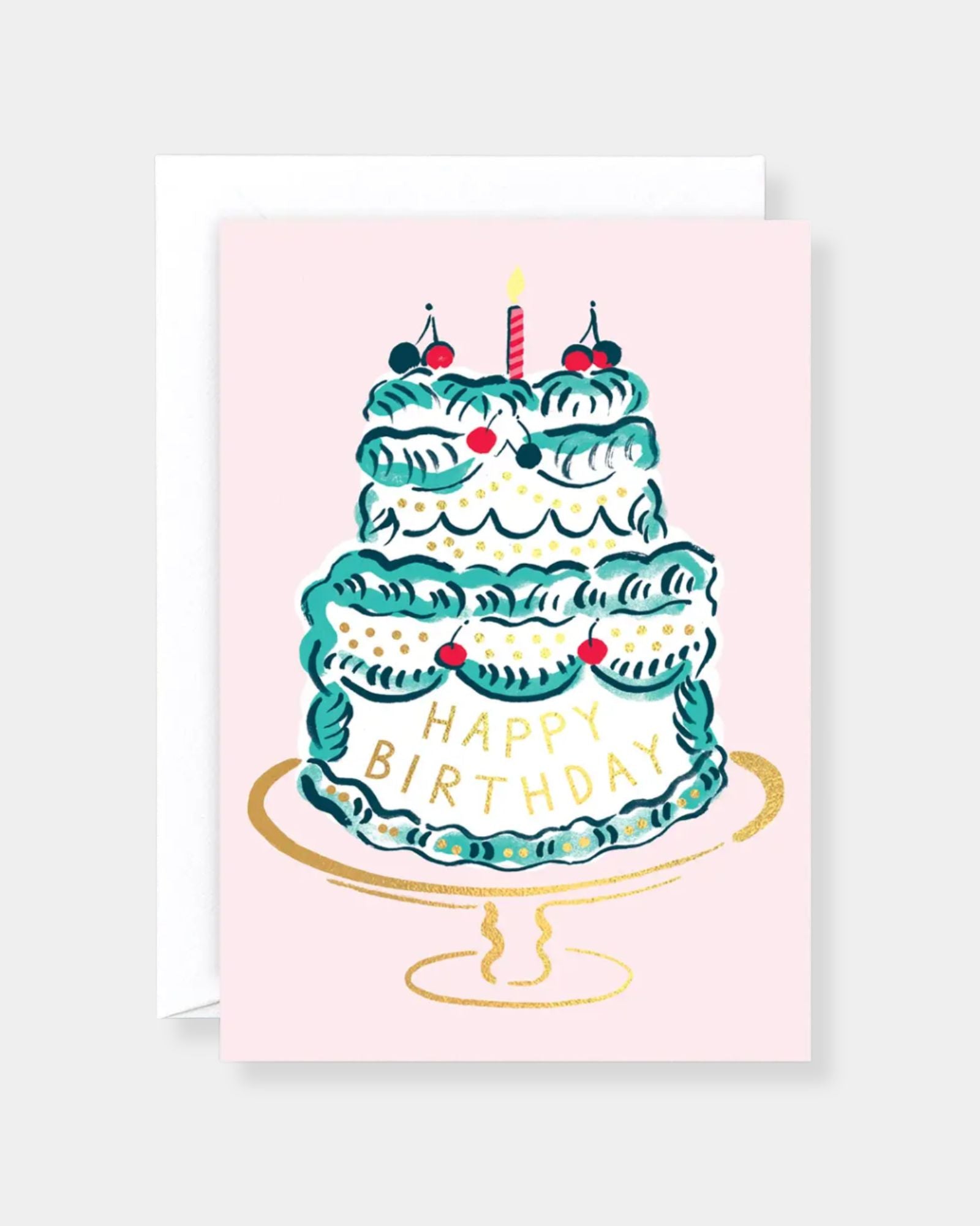 HAPPY BIRTHDAY CAKE - CARD