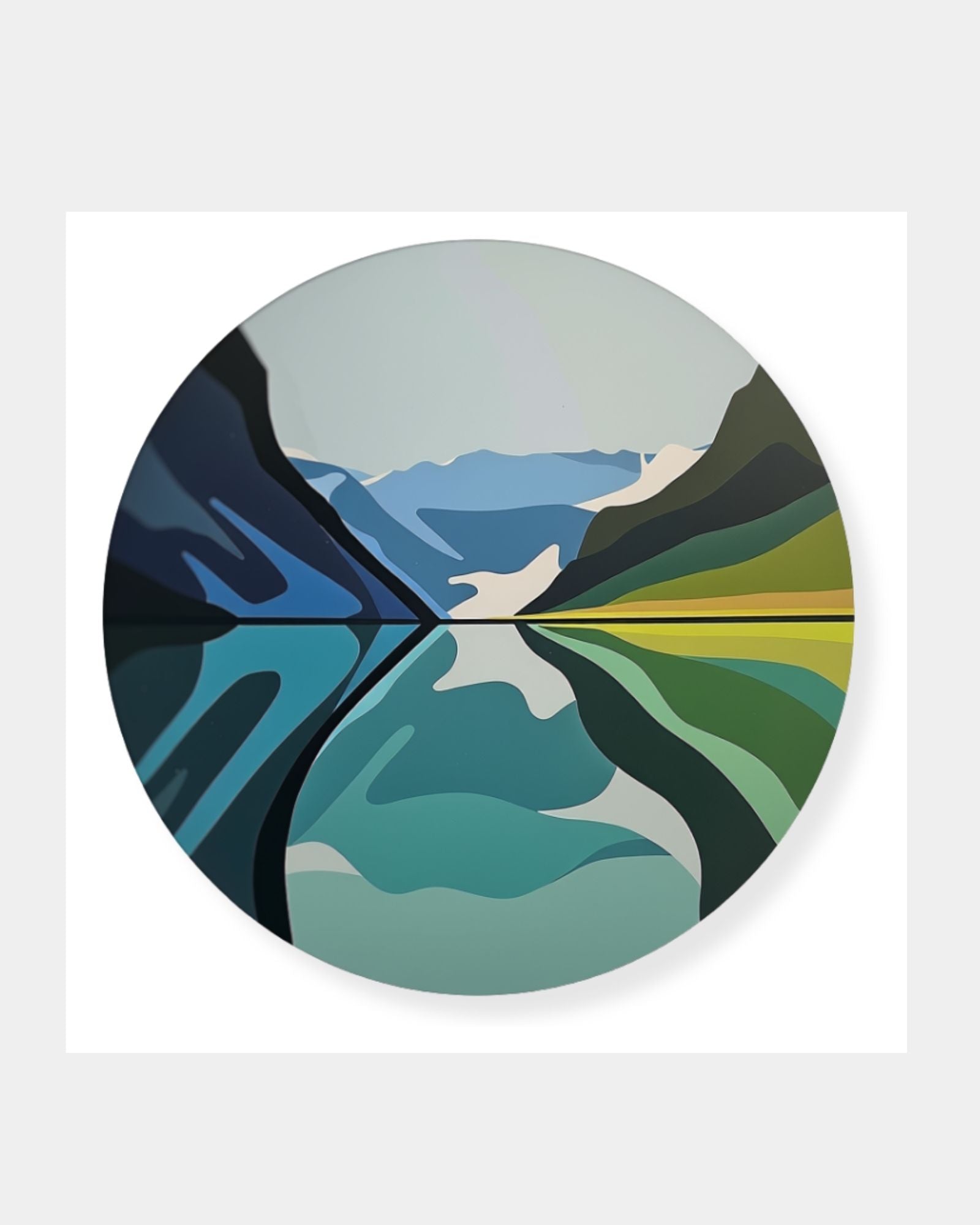 LAKE LOUISE KALEIDOSCOPE - 12x12 PRINT