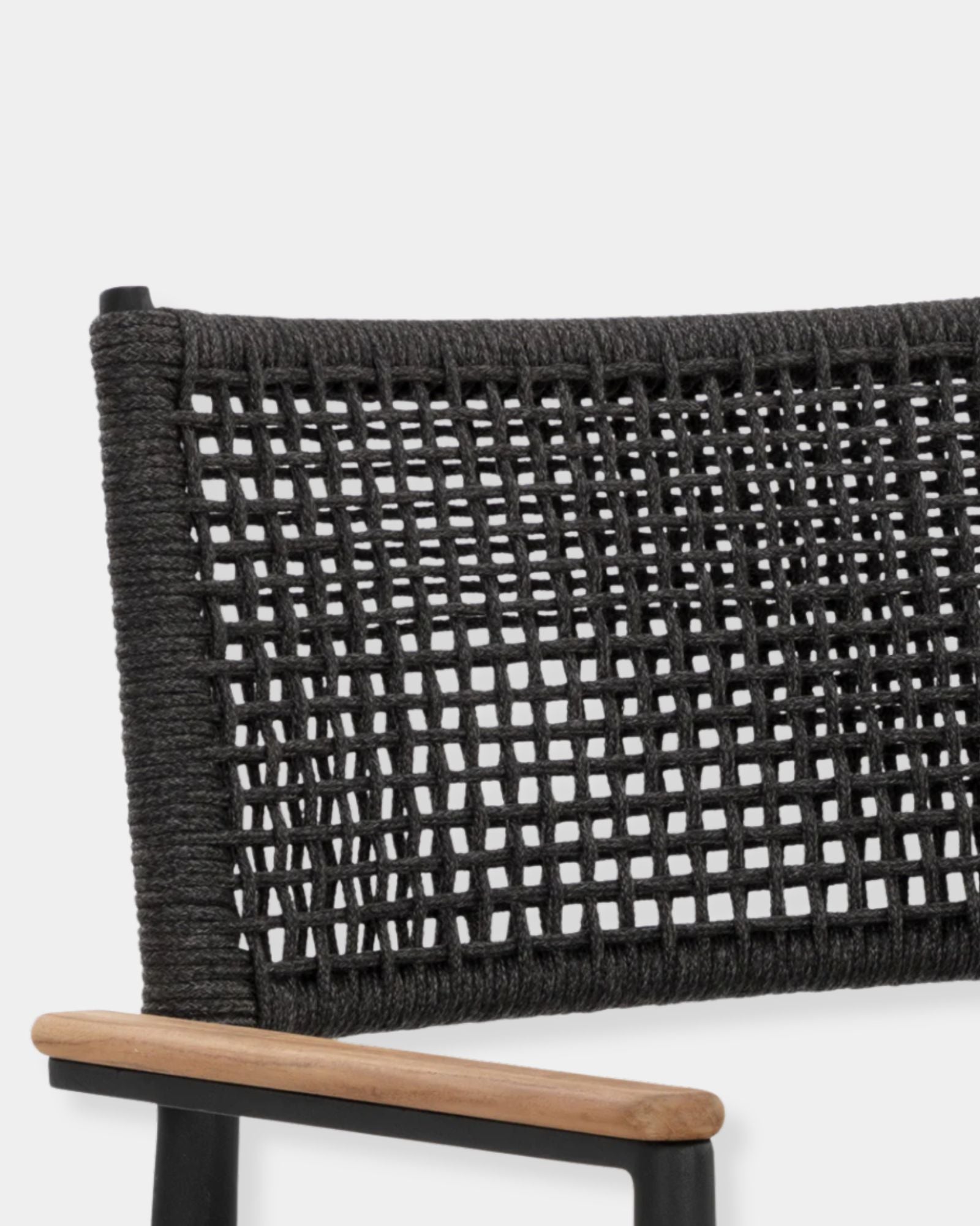 NAVA STACKABLE DINING CHAIR - BLACK