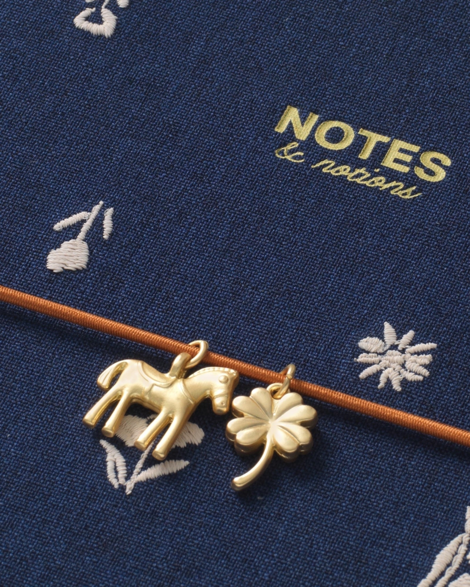 FABRIC LINED NOTEBOOK - TWILIGHT BLOOMS