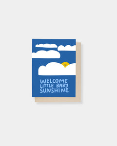 WELCOME BABY SUNSHINE - CARD