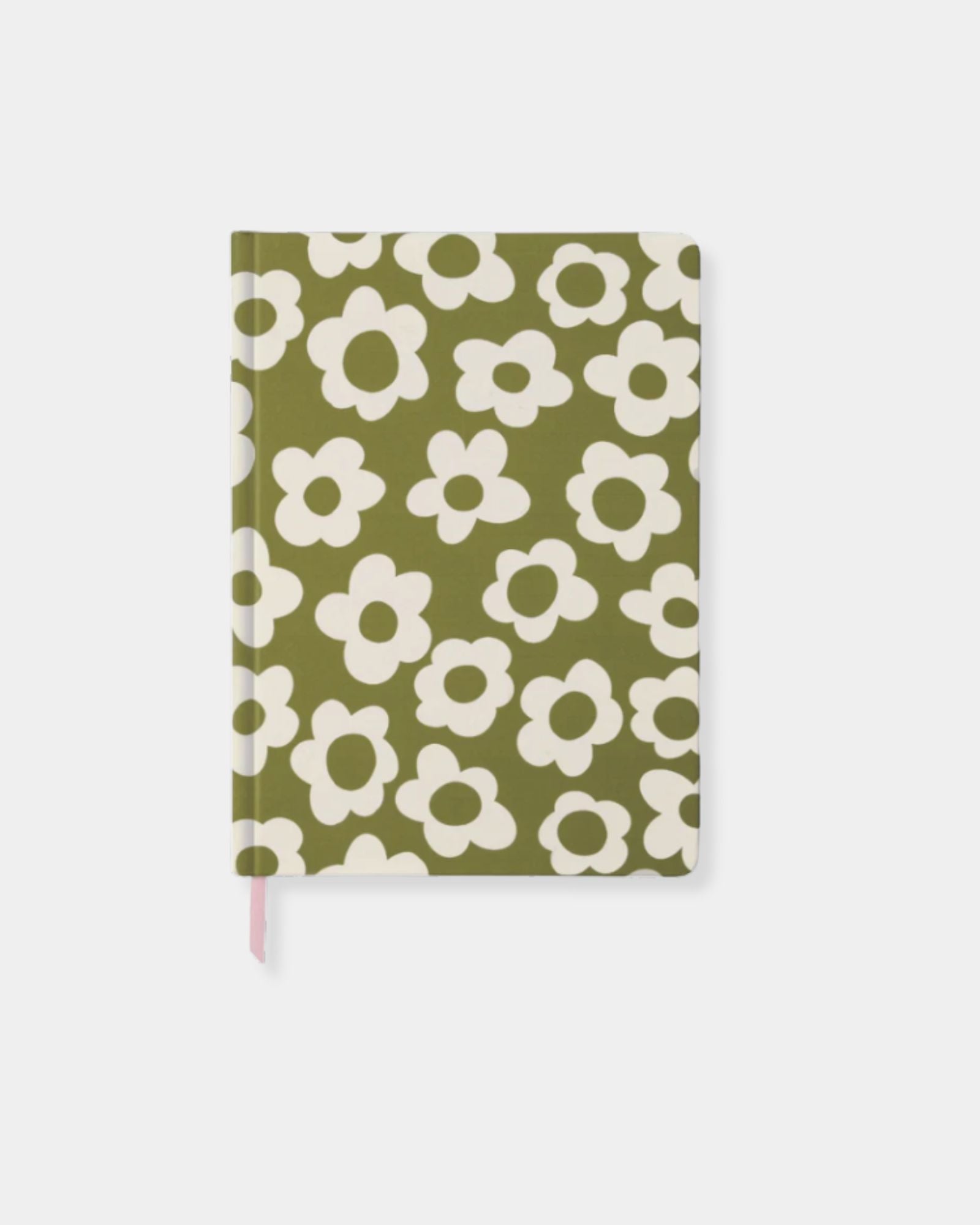 JUMBO SOFT TOUCH JOURNAL - GREEN GROOVY FLORAL