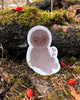 BABY SASQUATCH SITTING - STICKER