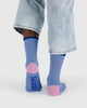 S/M RIBBED SOCK - CORNFLOWER MIX