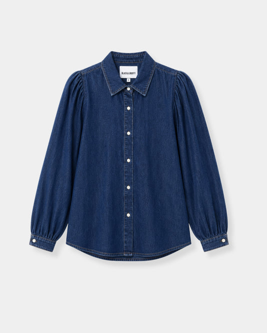 LOUISE SHIRT - DARK BLUE