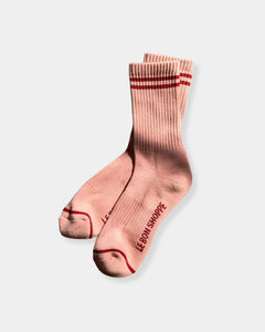 VINTAGE PINK BOYFRIEND - SOCK