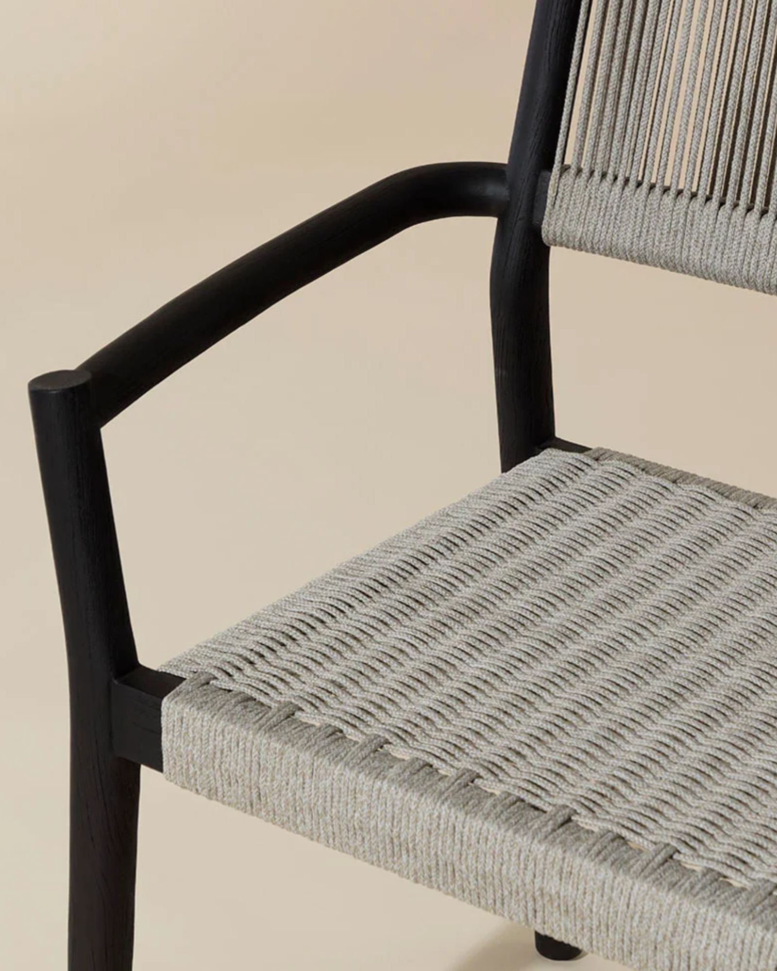 KAVALA STACKABLE DINING CHAIR - CHARCOAL