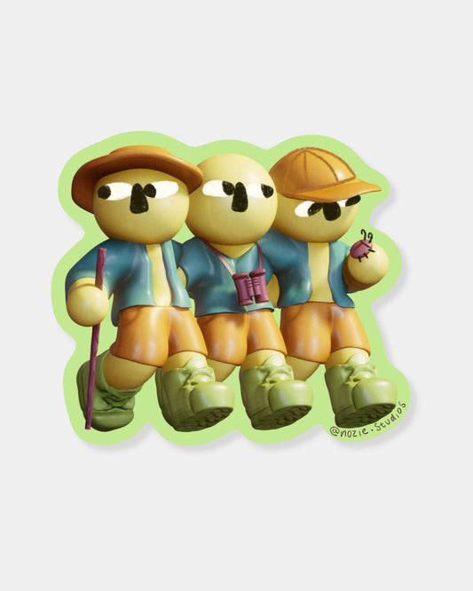 HIKING FRIENDS - STICKER