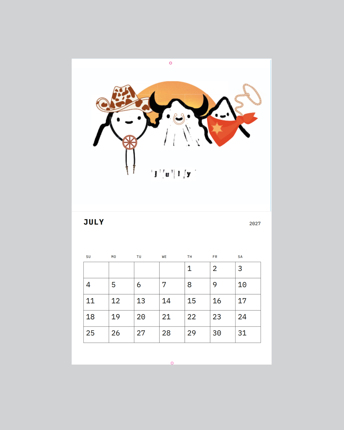 THREE SISTERS 2027 CALENDAR