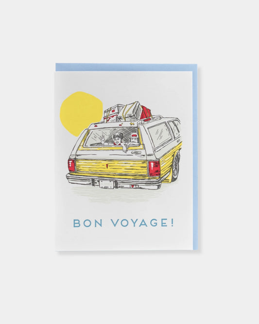 BON VOYAGE THROWBACK - CARD