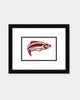 HAIDA SALMON - 14x11 MATTED ART CARD