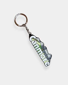 HA-LING ENAMEL KEYCHAIN